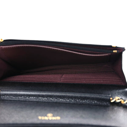 Chanel Caviar Quilted Wallet On Chain WOC Black 5 of 10