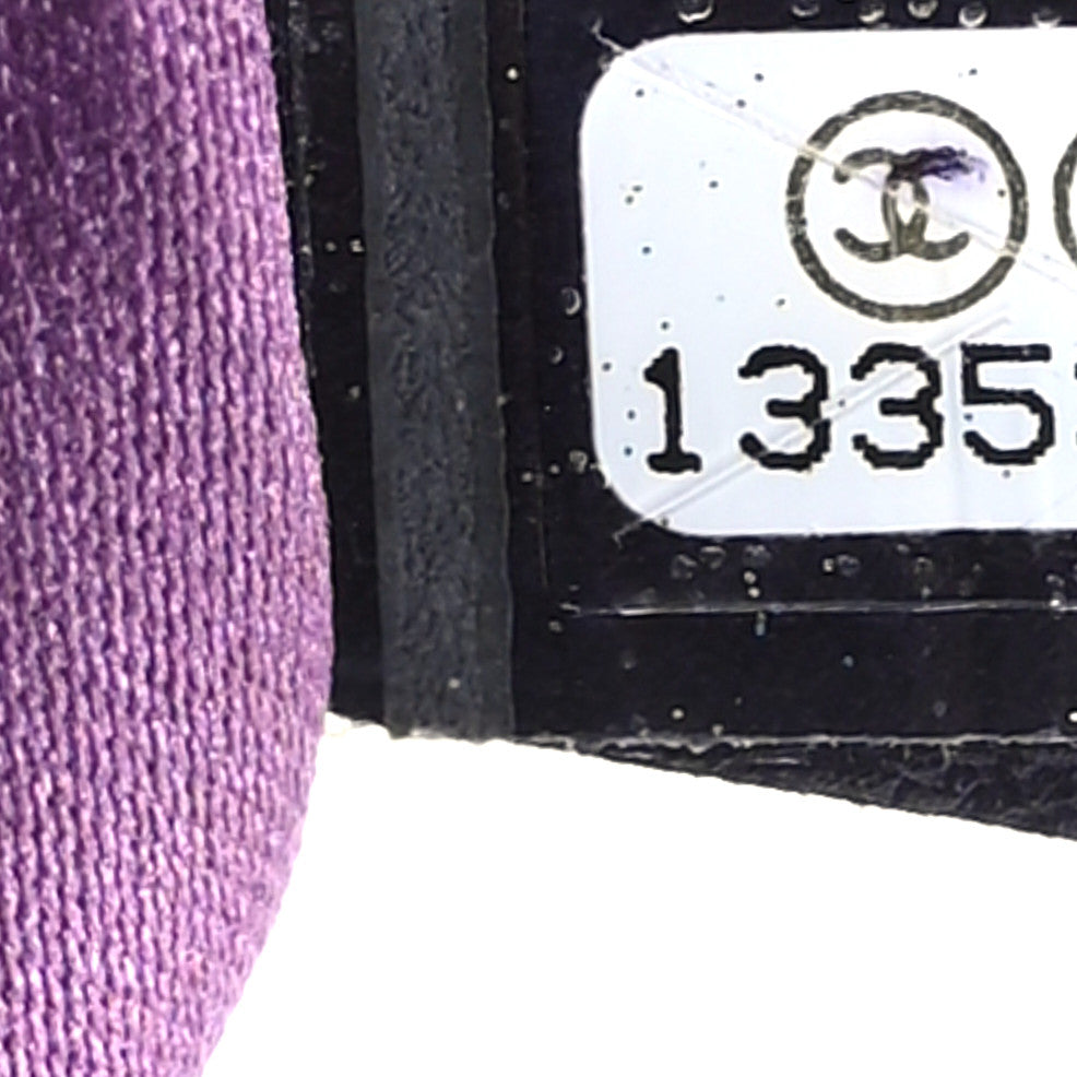 Chanel Glazed Calfskin Stitched On The Road Flap Purple 7 of 9