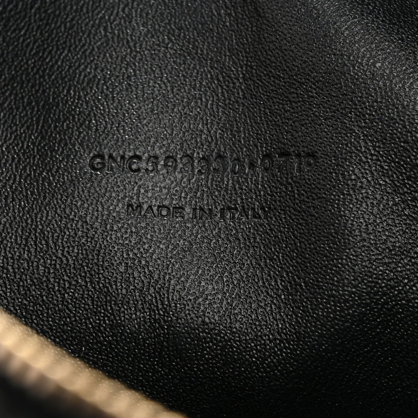 Grain De Poudre Matelasse Monogram Mini Lou Camera Bag Black