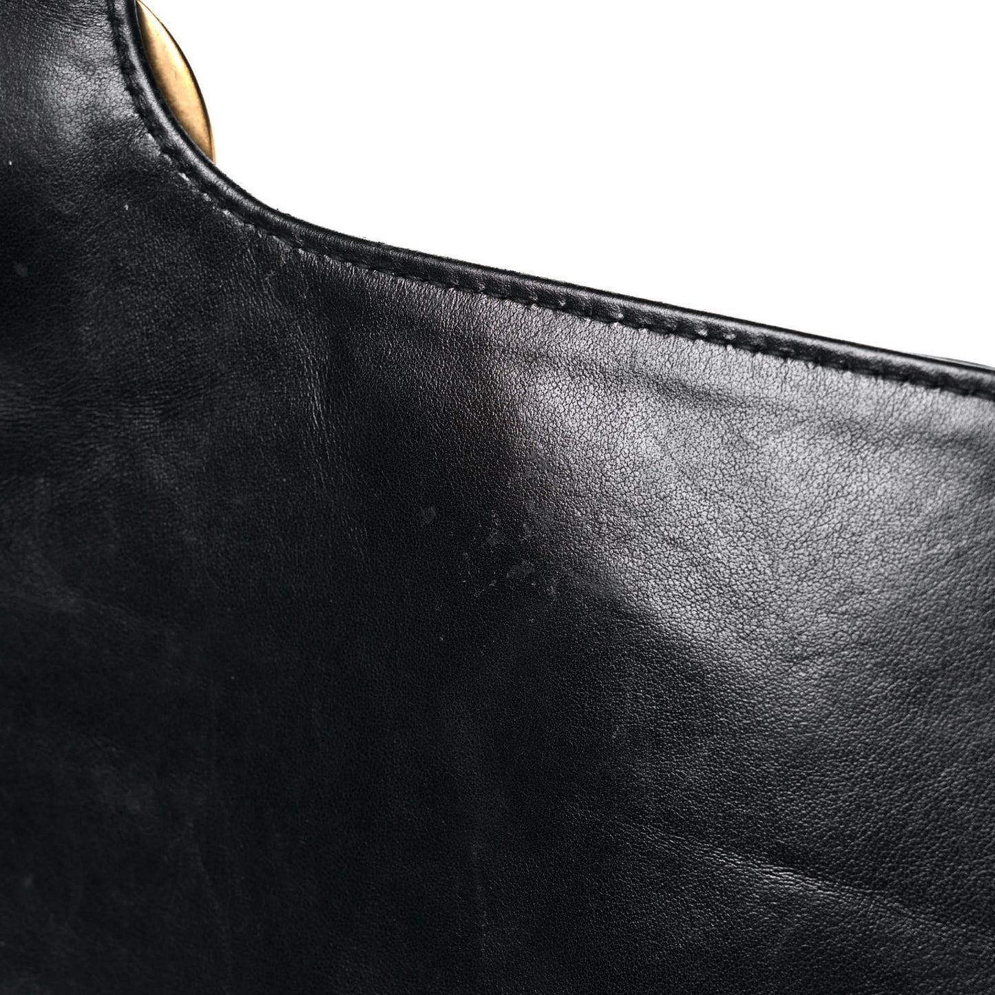 Calfskin Matelasse Large GG Marmont Shoulder Bag Black