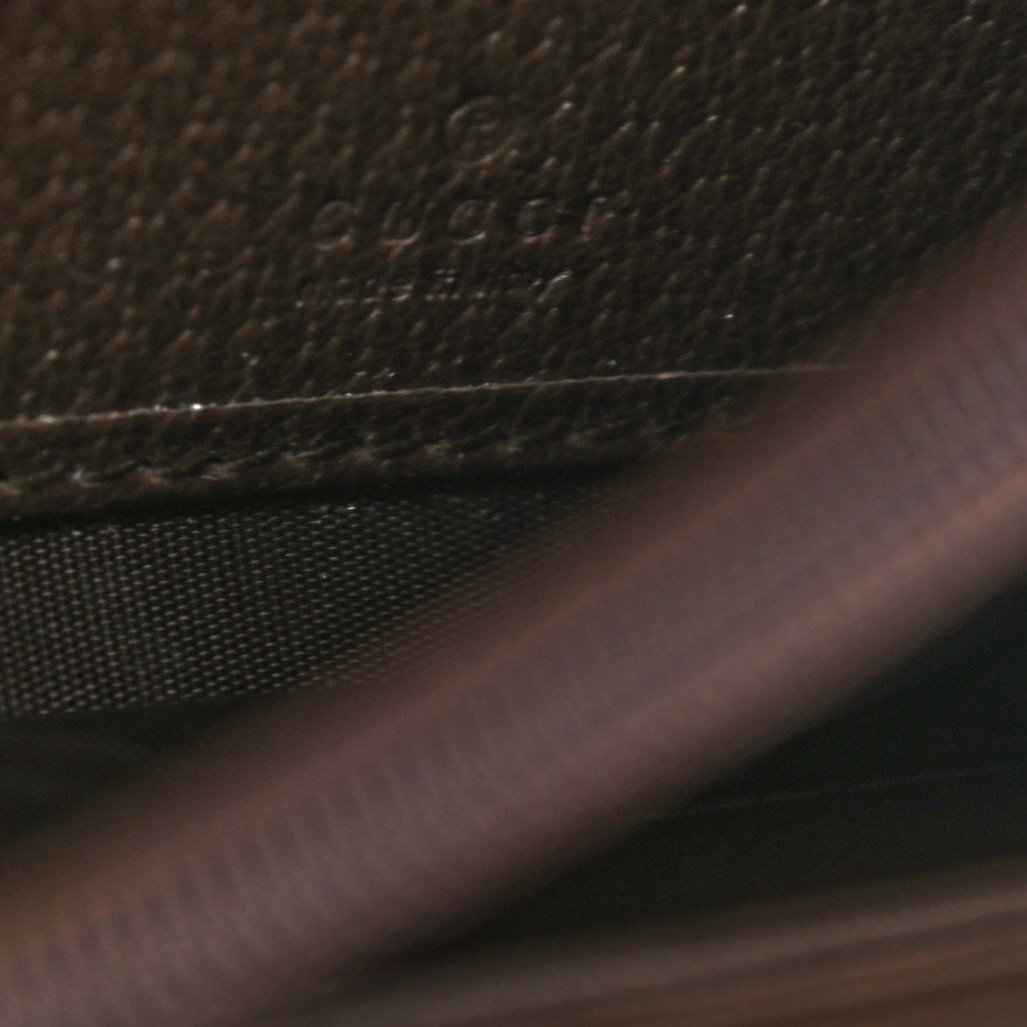 GG Supreme Monogram Web Ophidia Continental Wallet Brown