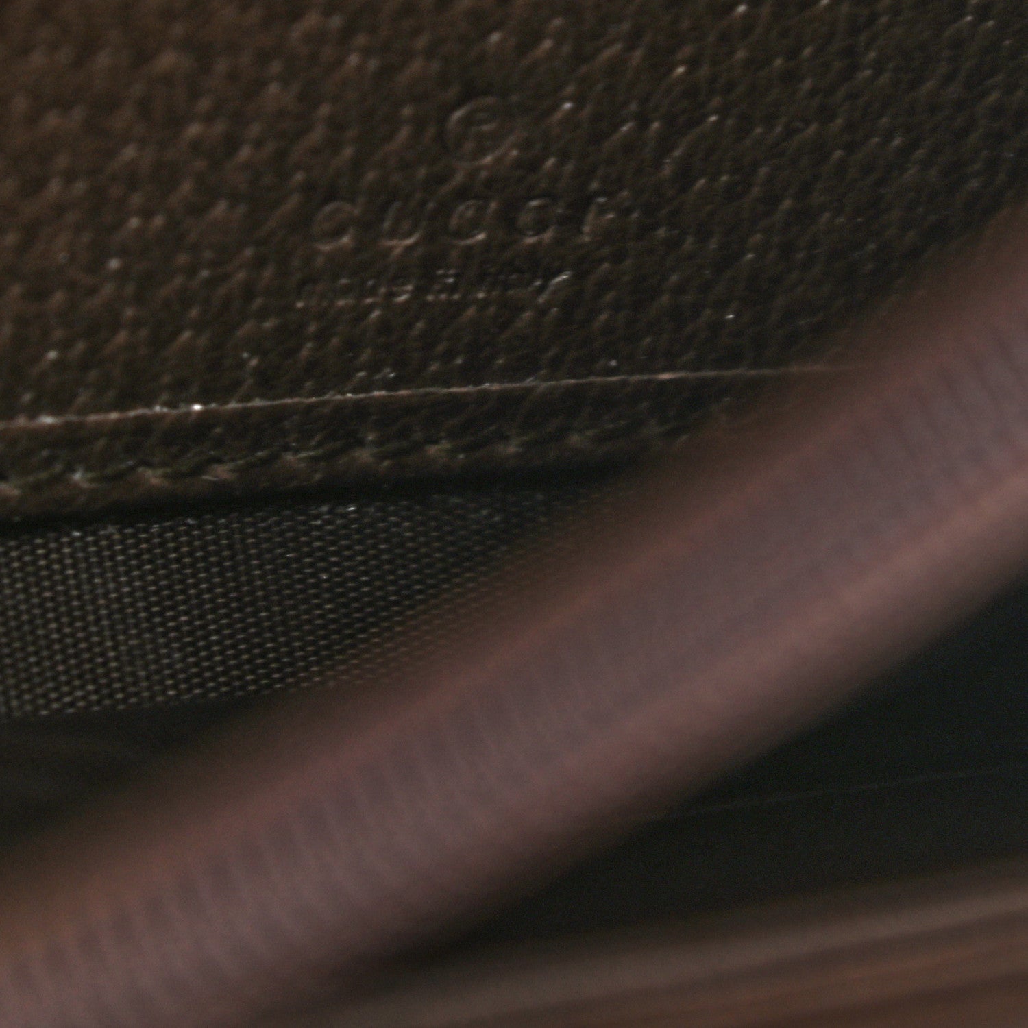 Gucci GG Supreme Monogram Web Ophidia Continental Wallet Brown 6 of 7