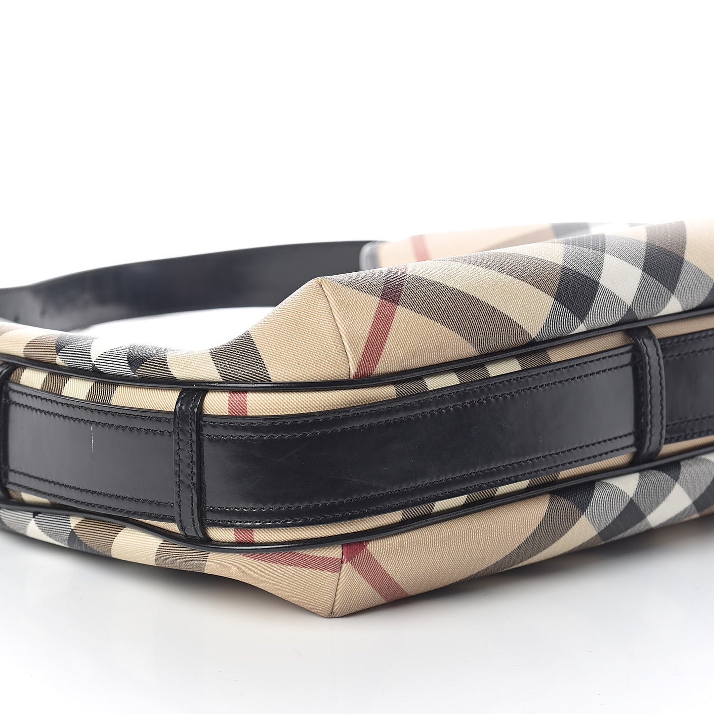Supernova Check Medium Barton Hobo Black