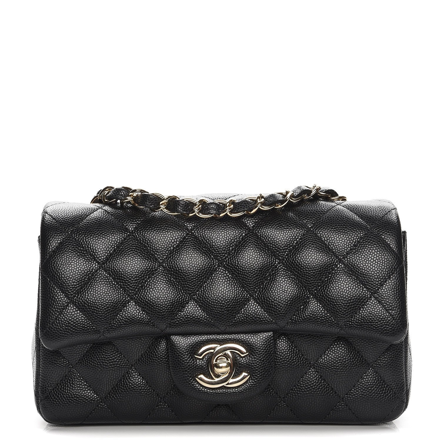 Chanel Caviar Quilted Mini Rectangular Flap Black 1 of 8