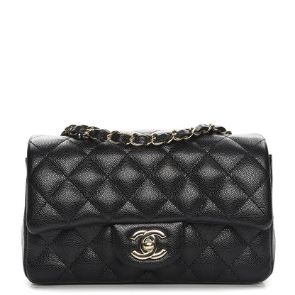Chanel Caviar Quilted Mini Rectangular Flap Black 1 of 8