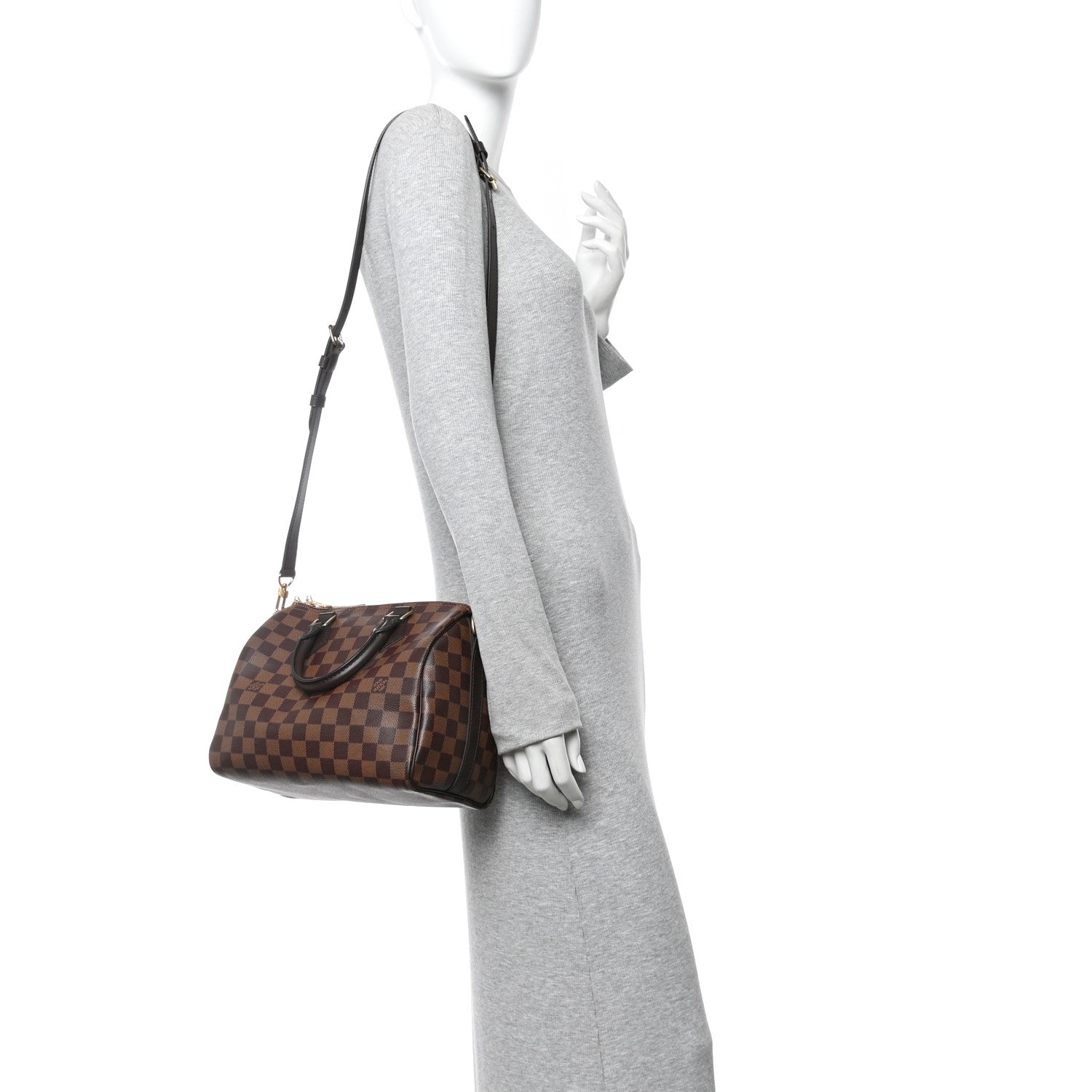 Louis Vuitton Damier Ebene Speedy Bandouliere 25 2 of 9
