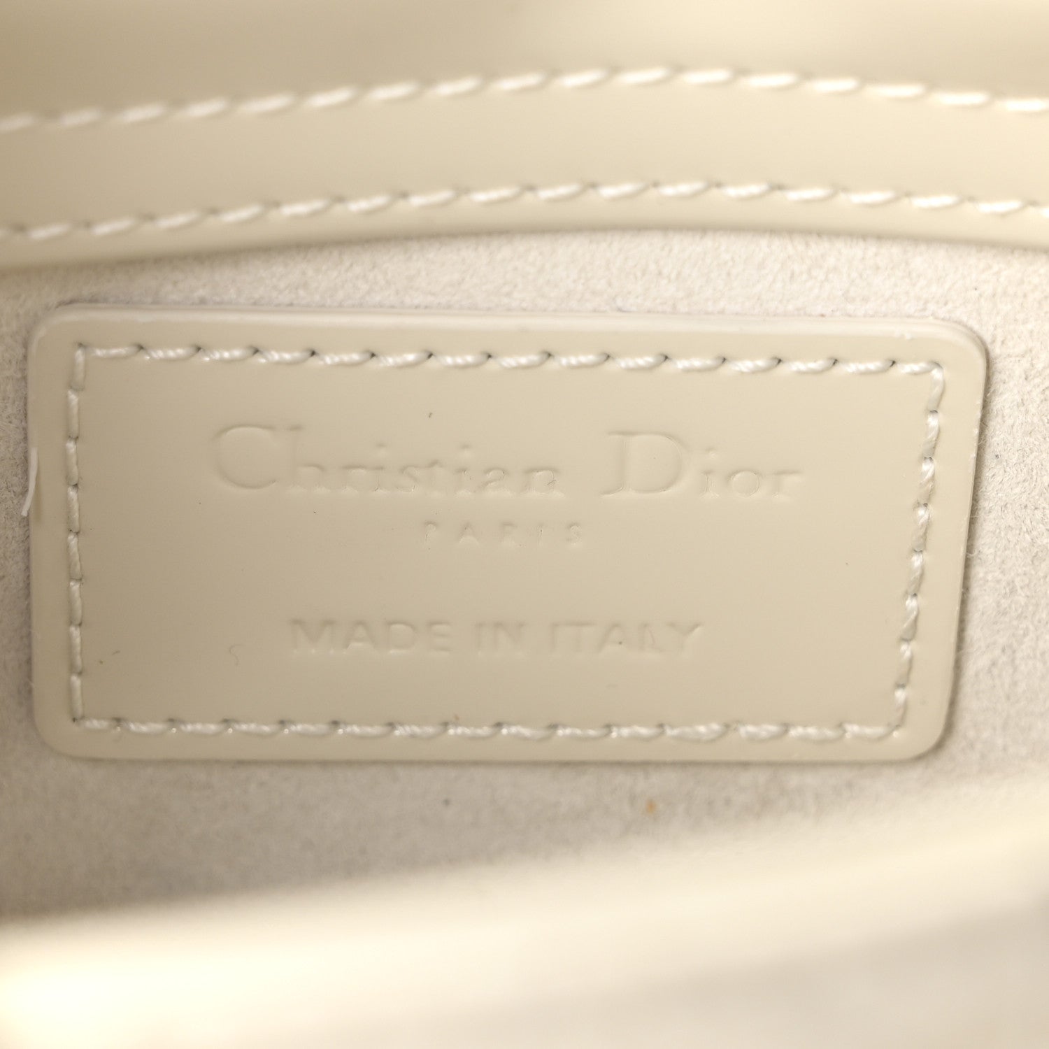 Christian Dior Patent Cannage Micro Lady D-Joy Latte 6 of 10