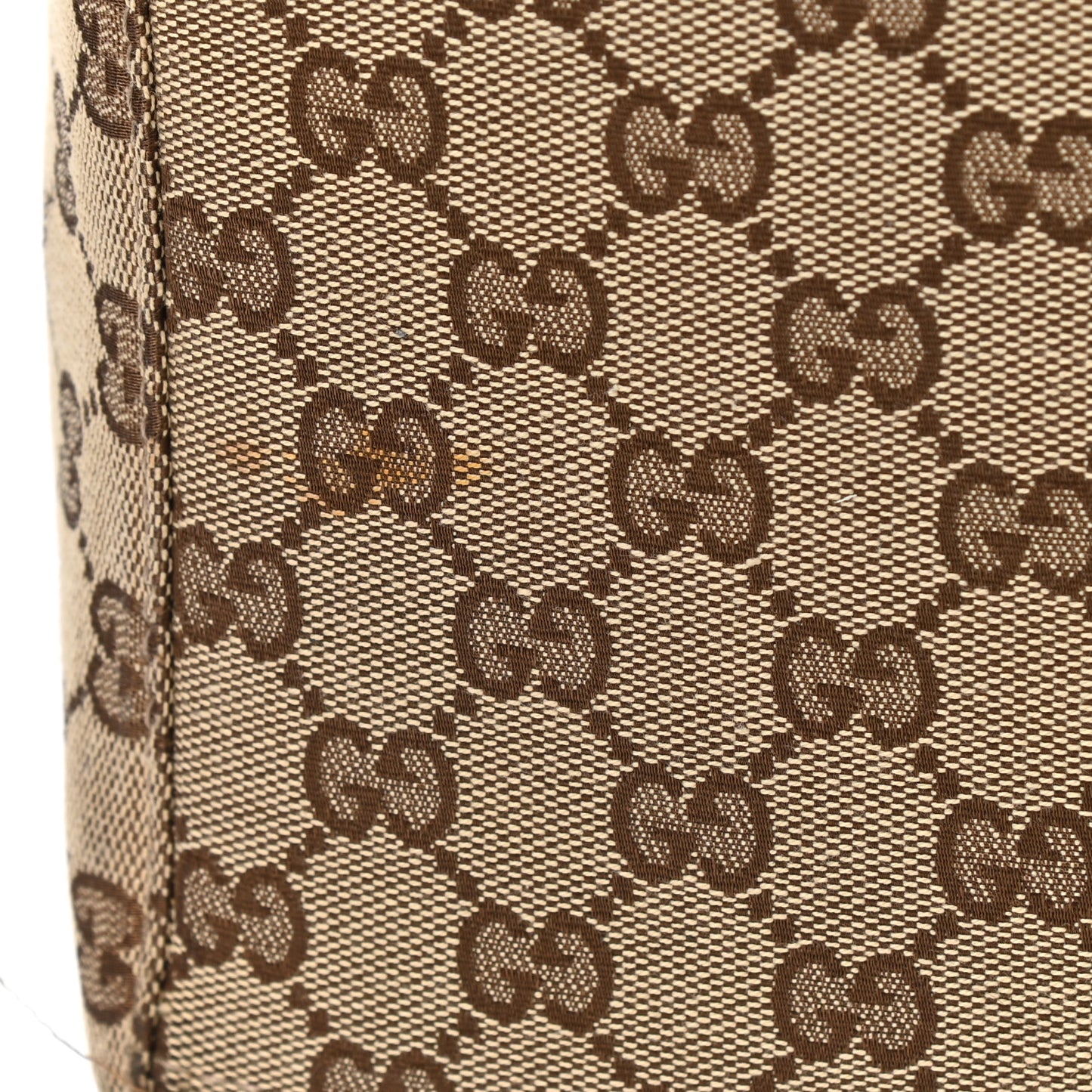 GG Monogram Web Large Collapsible Carry On Duffle Beige Brown
