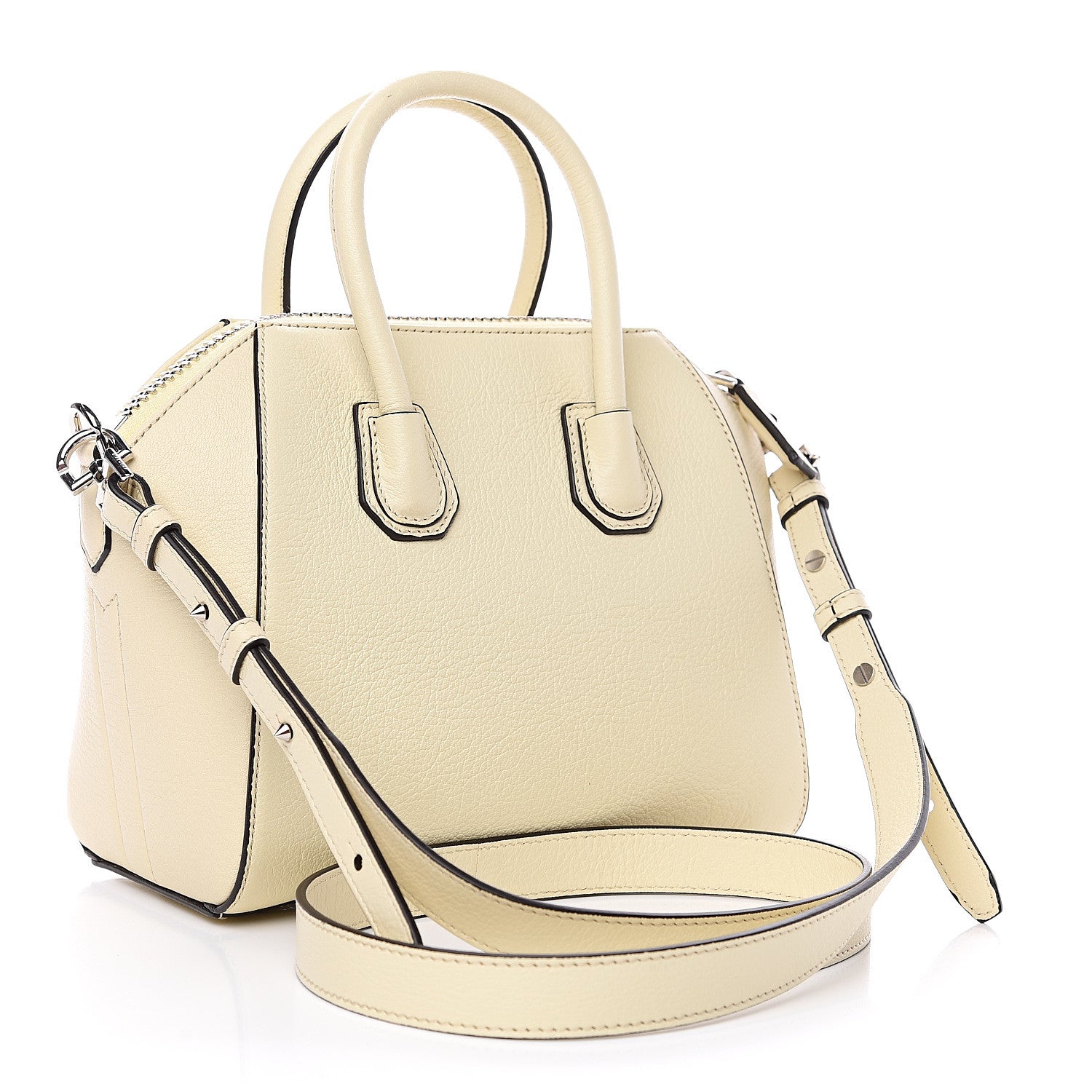 Givenchy Sugar Goatskin Mini Antigona Off White 2 of 12