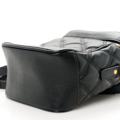 Saint Laurent Grain de Poudre Quilted 80's Vanity Bag Black 10 of 10