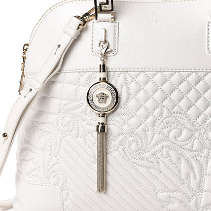 Versace Barocco Quilted Nappa Altea Vanitas Lady Athena White 19 of 19