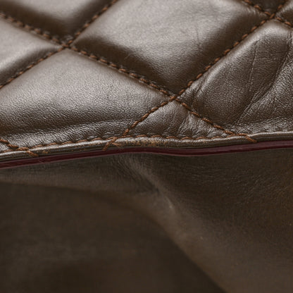 Chanel Calfskin Quilted Perfect Edge Tote Brown 16 of 17