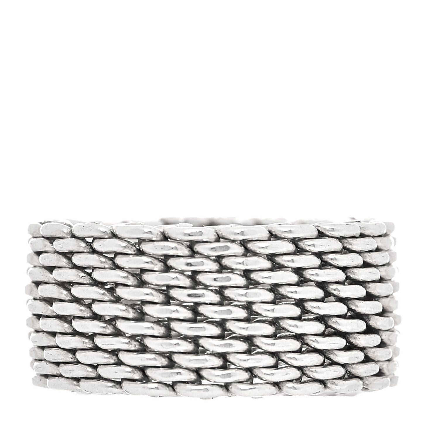 Sterling Silver Somerset Mesh Ring 52 6