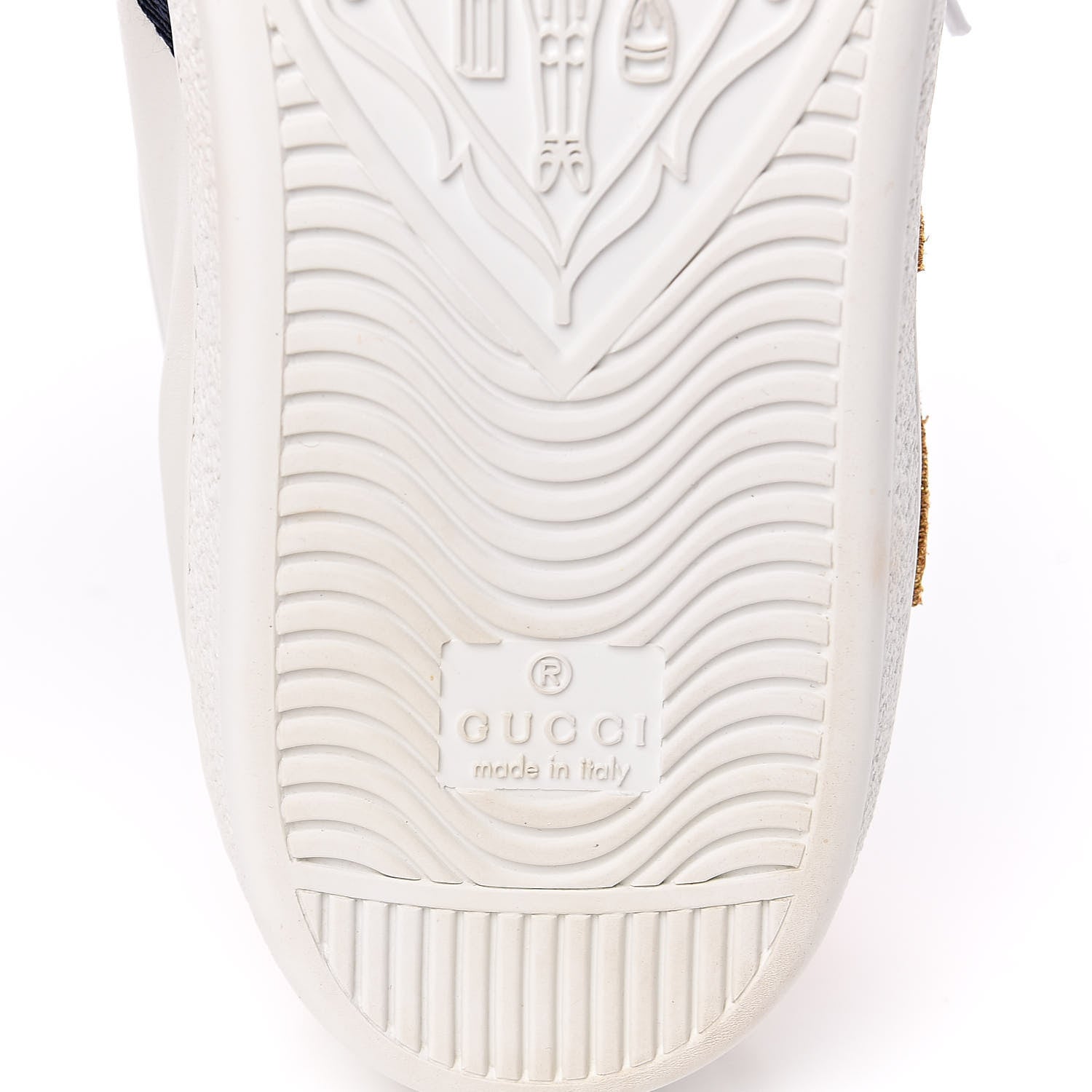 Gucci Calfskin Nappa Web LOVED Embroidered Womens Ace Sneakers 40 White Red Flame Notte 8 of 10