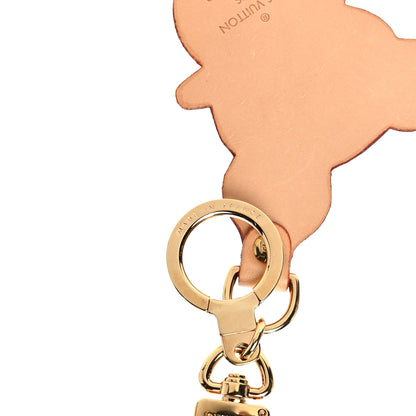 Louis Vuitton Vachetta Monogram Panda Key Ring Bag Charm 4 of 5