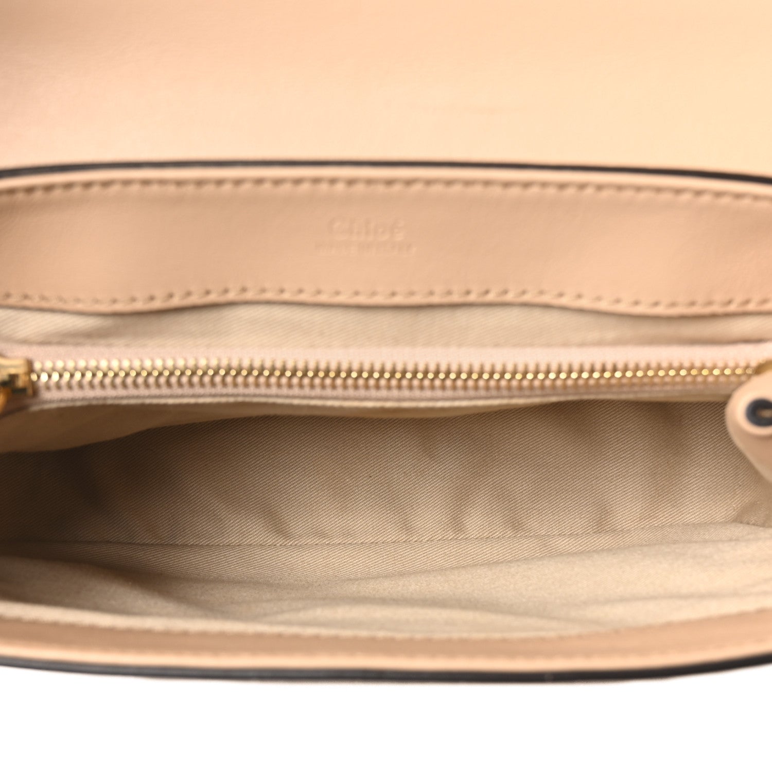 Chloe Calfskin Crocodile Embossed Small C Double Carry Nut 5 of 10