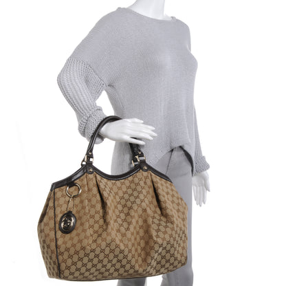 Gucci Monogram Large Sukey Dark Brown 2 of 8