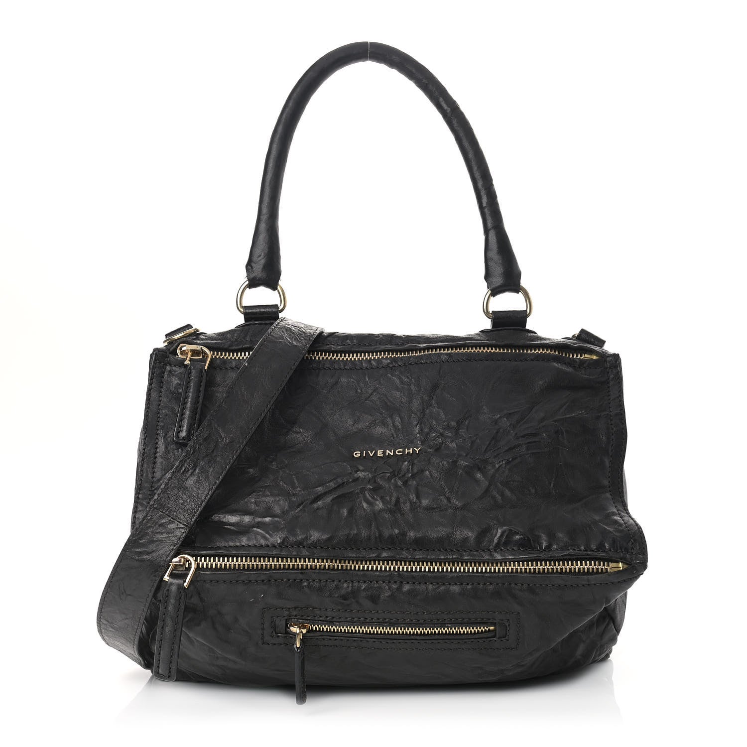 Givenchy Tumbled Sheepskin Medium Pandora Black 1 of 15