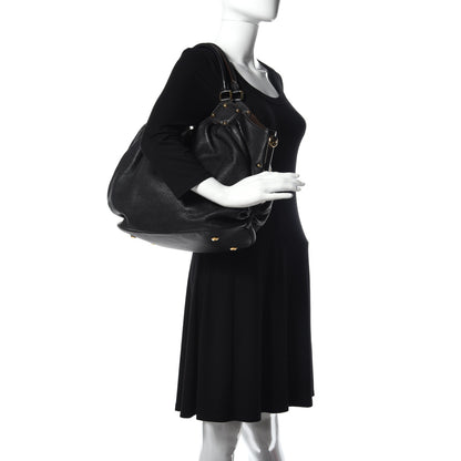 Louis Vuitton Mahina L Black 2 of 9