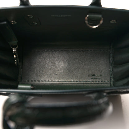 Saint Laurent Calfskin Crocodile Embossed Nano Sac De Jour Dark Green 5 of 10