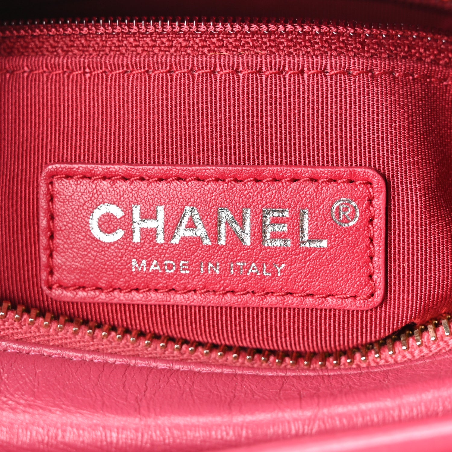 Chanel Aged Calfskin Quilted Small Gabrielle Hobo Fuchsia 6 of 10