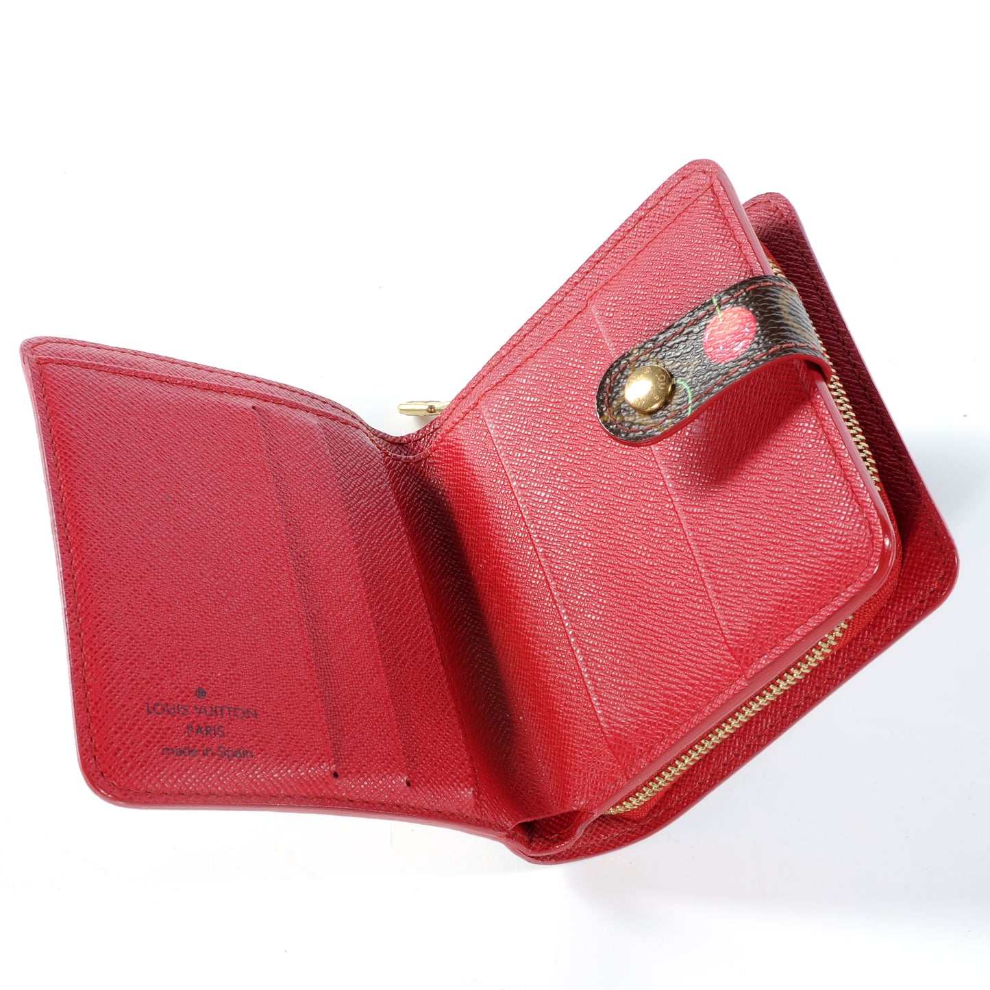 Monogram Cerises Compact Zippe Wallet