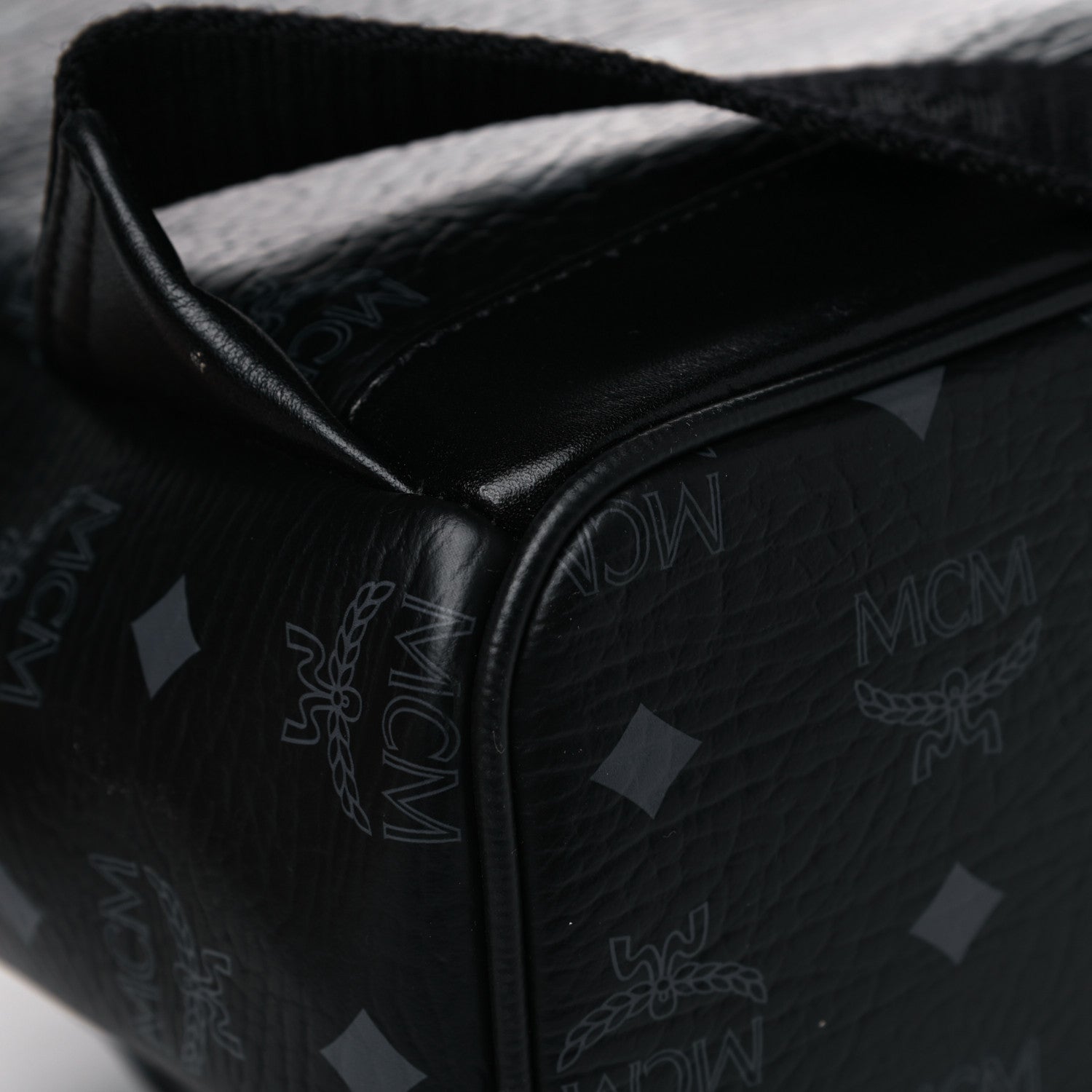 MCM Visetos Studded Small Dual Stark Backpack Black 12 of 13
