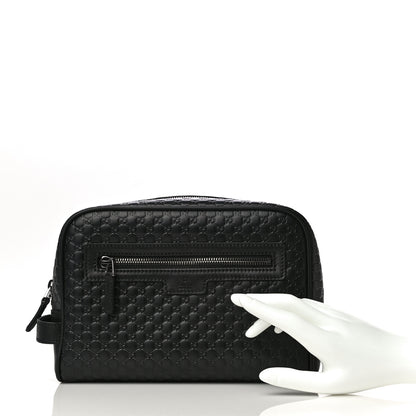 Gucci Microguccissima Toiletry Case Black 2 of 9