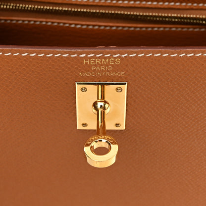 Hermes Epsom Kelly Sellier 25 Gold 6 of 12
