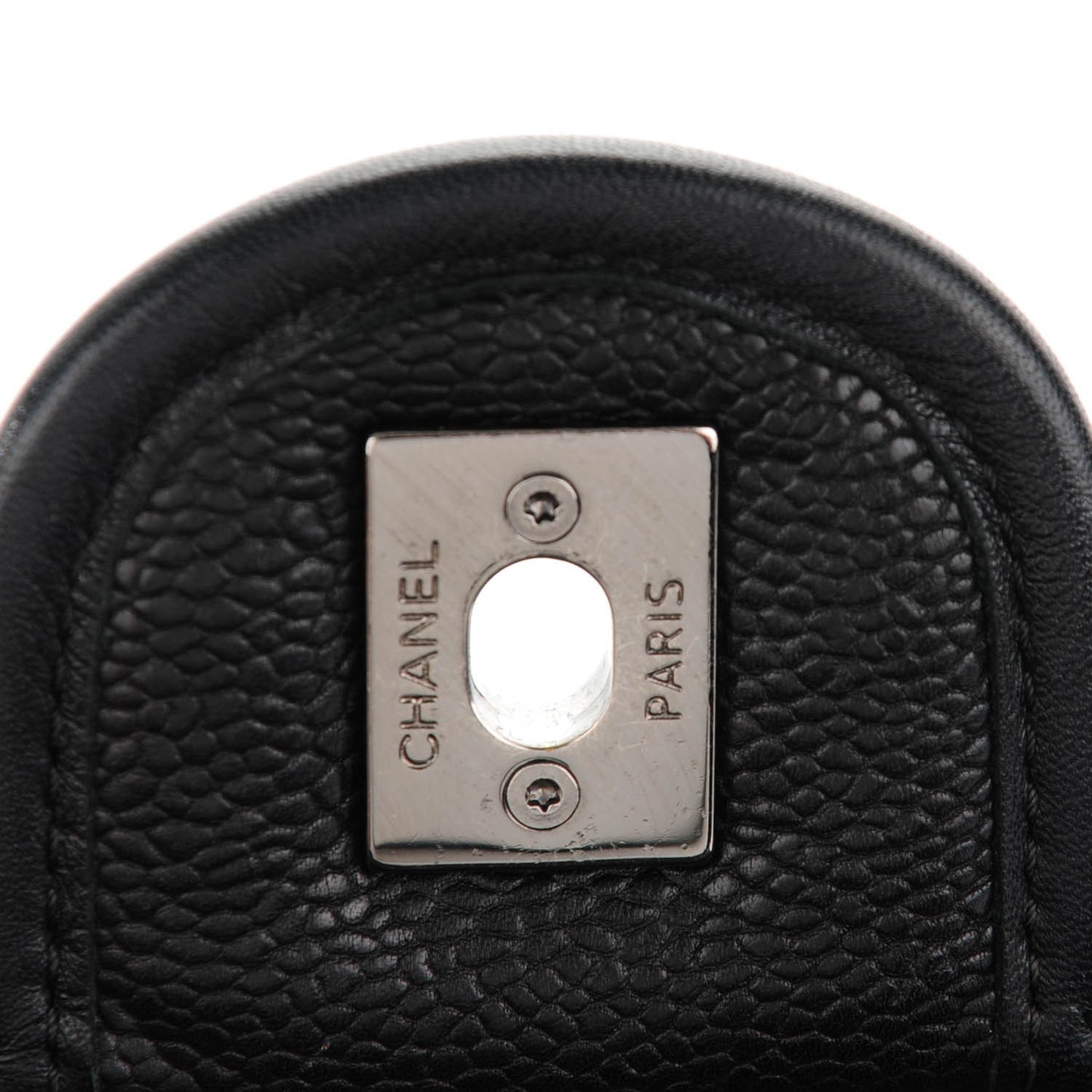 Caviar Quilted Medium French Riviera Flap Black