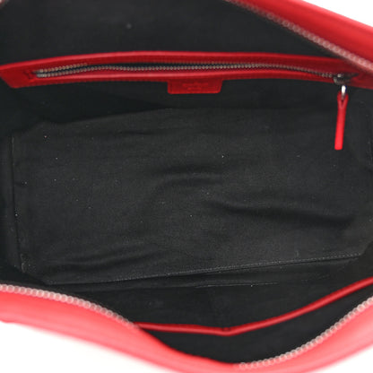 MCM Visetos Medium Klara Hobo Red Black 5 of 11