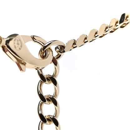 Chanel Crystal Chain CC Necklace Gold Silver 5 of 7