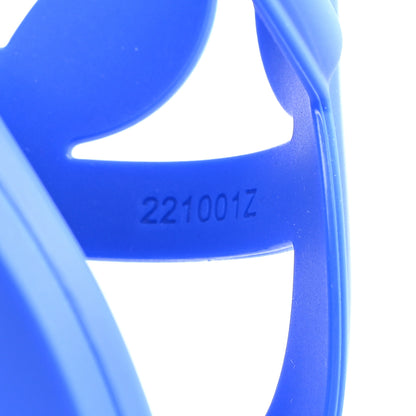 Hermes Rubber Womens Egerie Sandals 40 Bleu Outremer 9 of 10