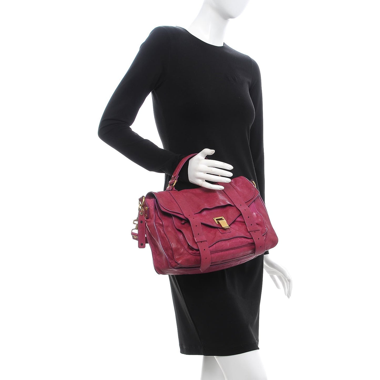 Lambskin Medium PS1 Satchel Orchid