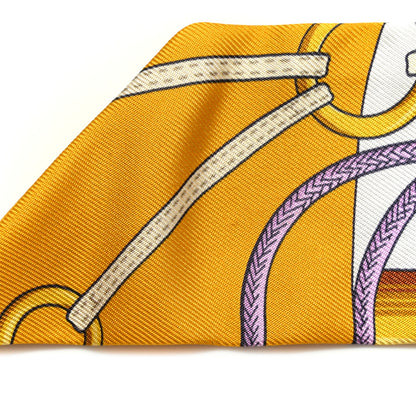 Hermes Silk Cliquetis Twilly Bouton D'Or Mauve 6 of 6