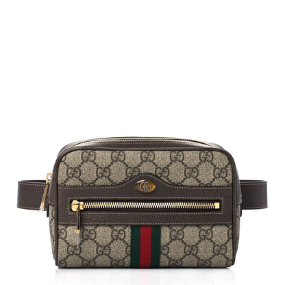 Gucci GG Supreme Monogram Small Ophidia Belt Bag 65 26 Dark Brown 1 of 10
