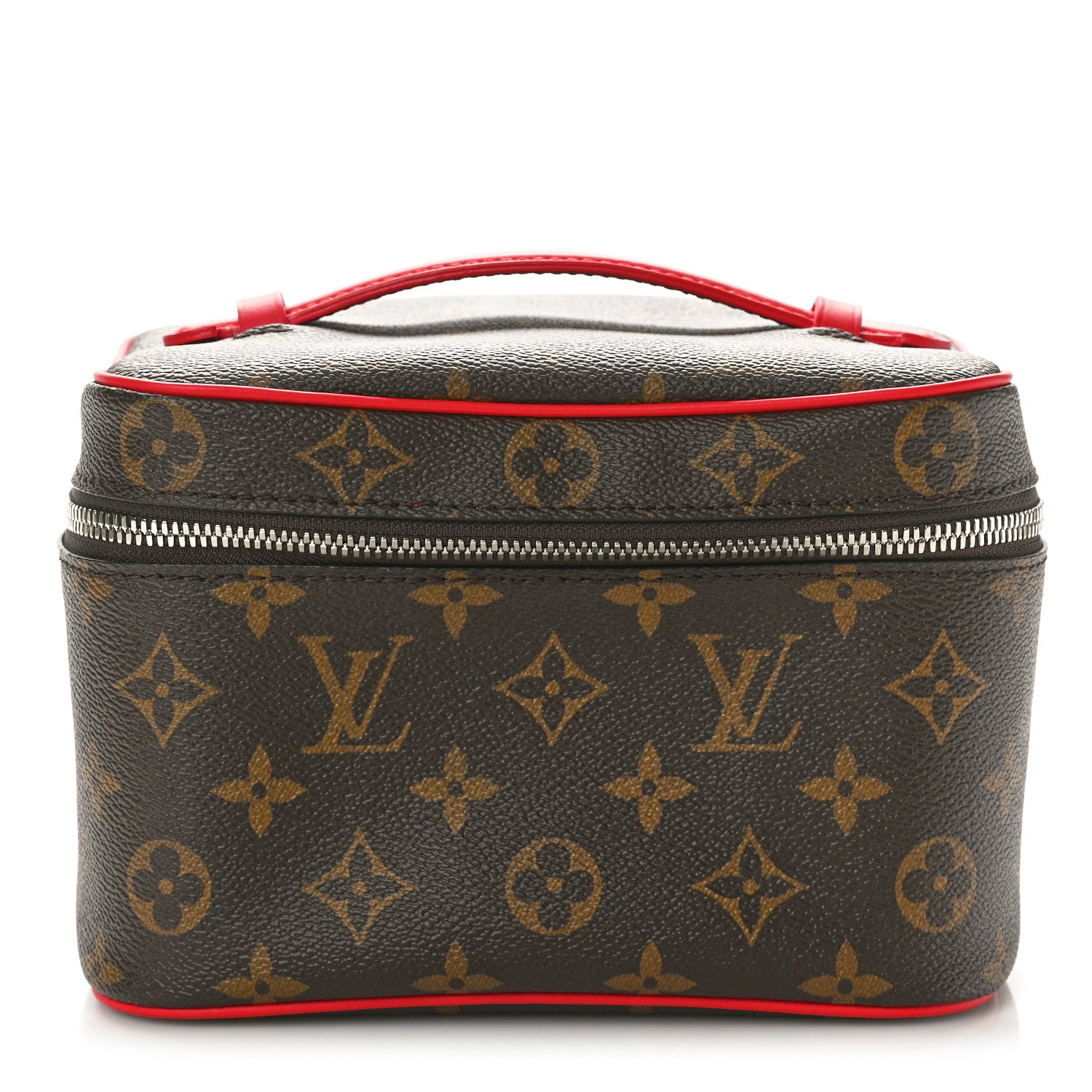 Louis Vuitton Monogram Macassar Nice Mini Rouge 1 of 7