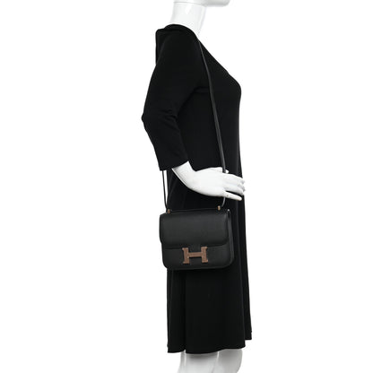 Hermes Epsom Constance 18 Black 2 of 12