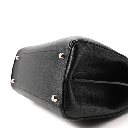 Gucci Grainy Calfskin Small Zumi Top Handle Bag Black 10 of 10