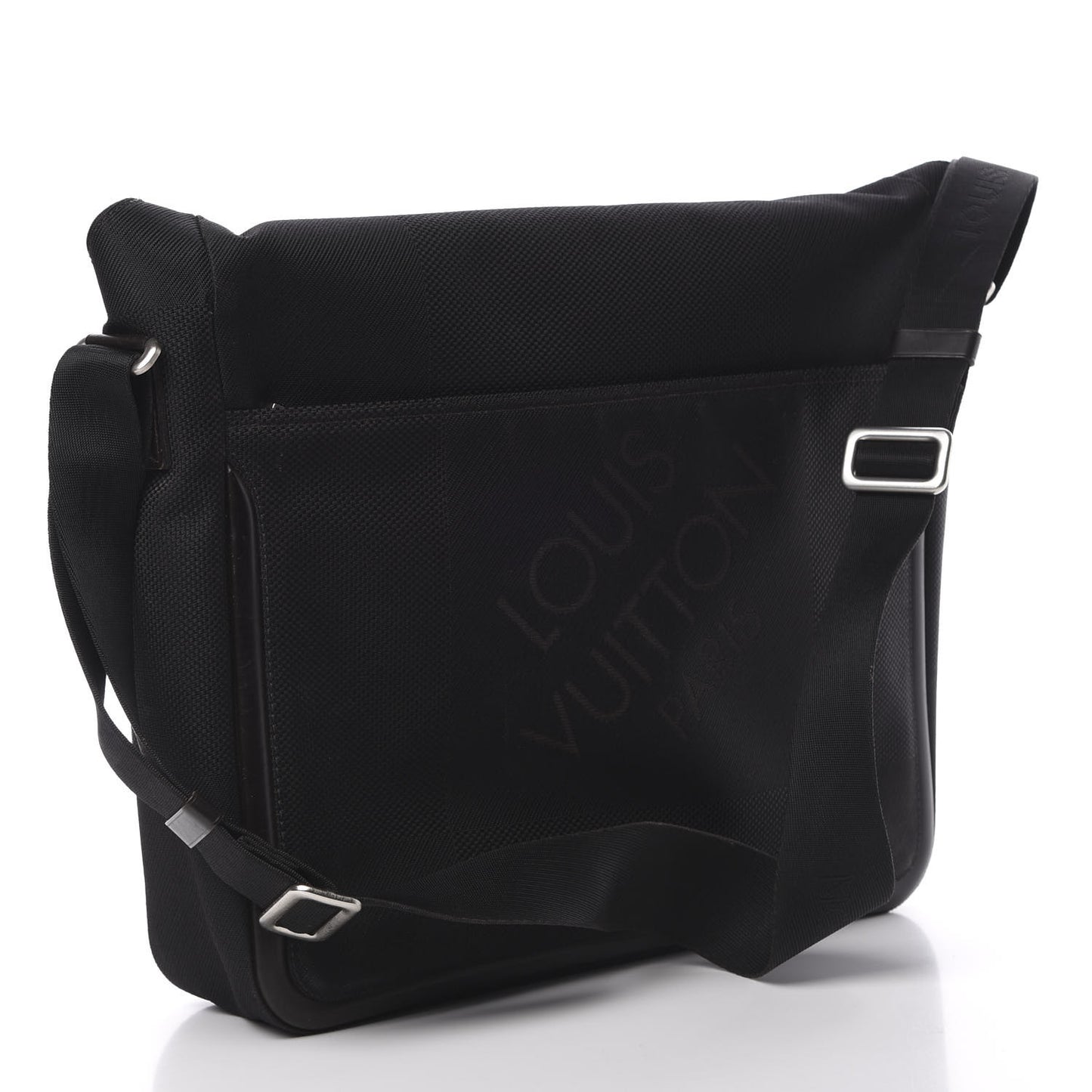 Damier Geant Messenger Bag Black