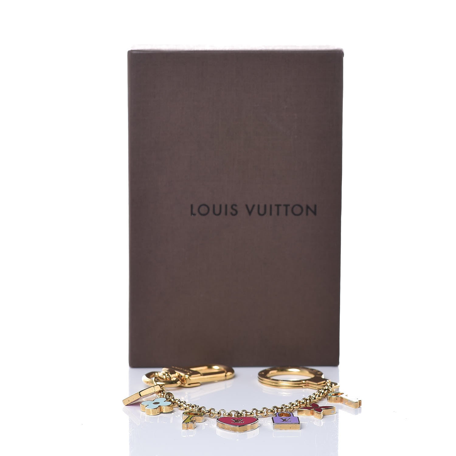 Louis Vuitton Enamel Pretty Charms Key Chain Holder Bag Charm 4 of 4
