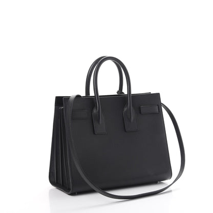 Saint Laurent Grained Calfskin Small Sac De Jour Black 4 of 13