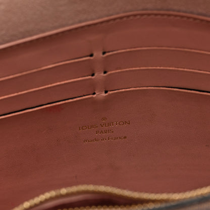 Louis Vuitton Damier Ebene Croisette Chain Wallet Magnolia 6 of 11