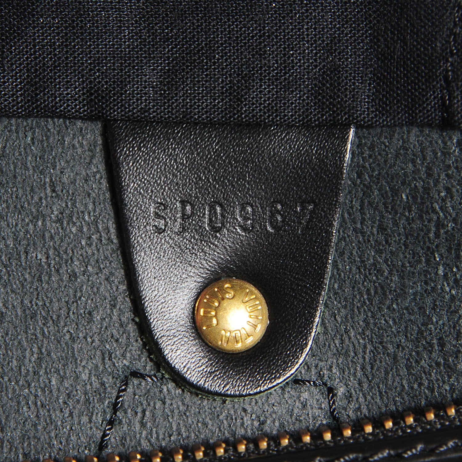 Louis Vuitton Epi Speedy 30 Black 6 of 7
