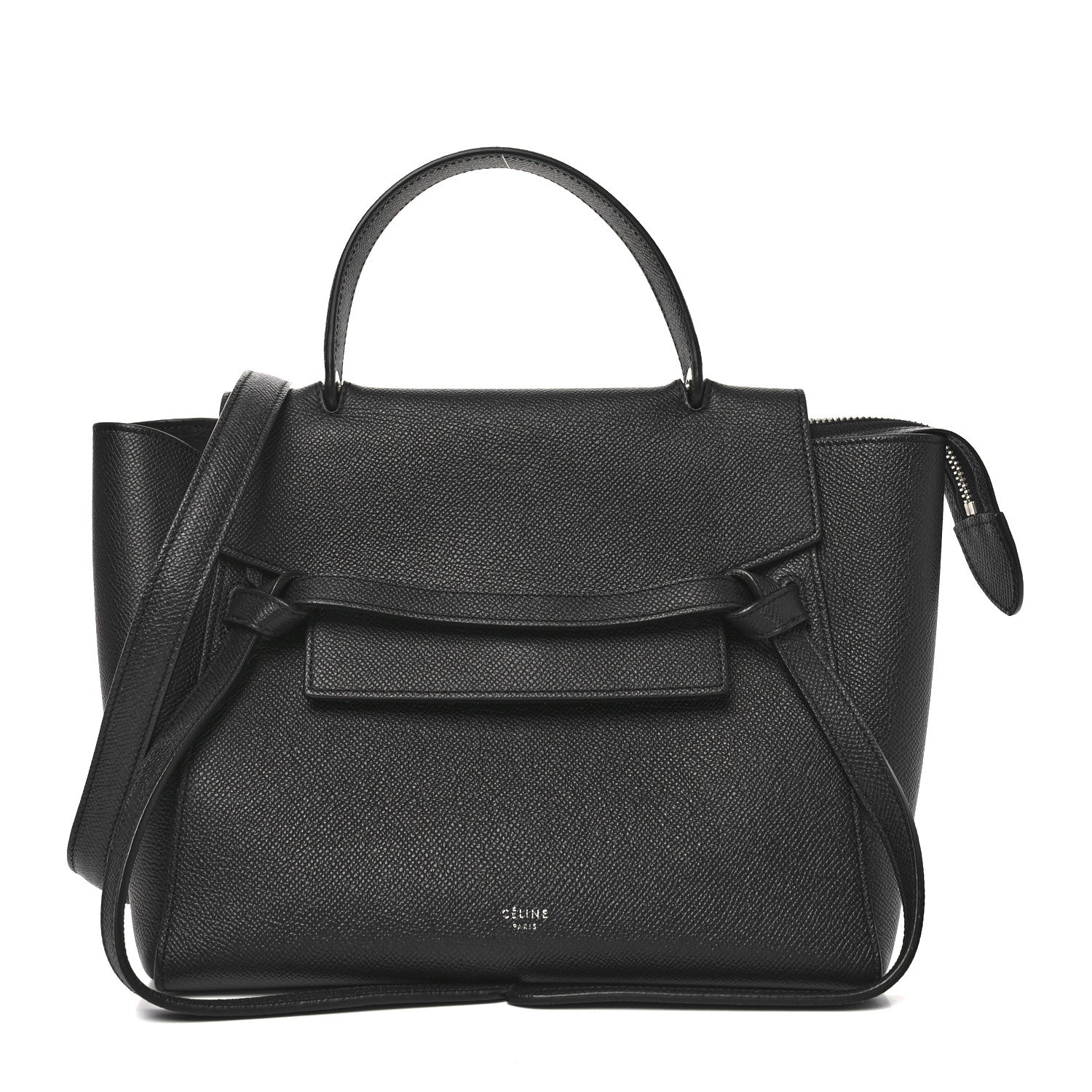 Celine Grained Calfskin Micro Belt Bag Grey 1 of 11