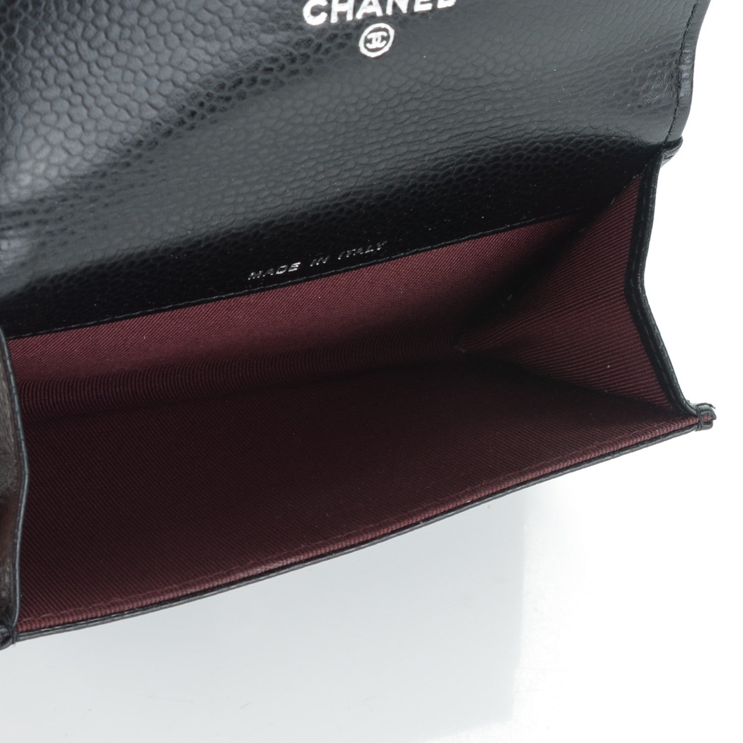 Chanel Caviar Quilted Flap Card Holder Black 5 of 8