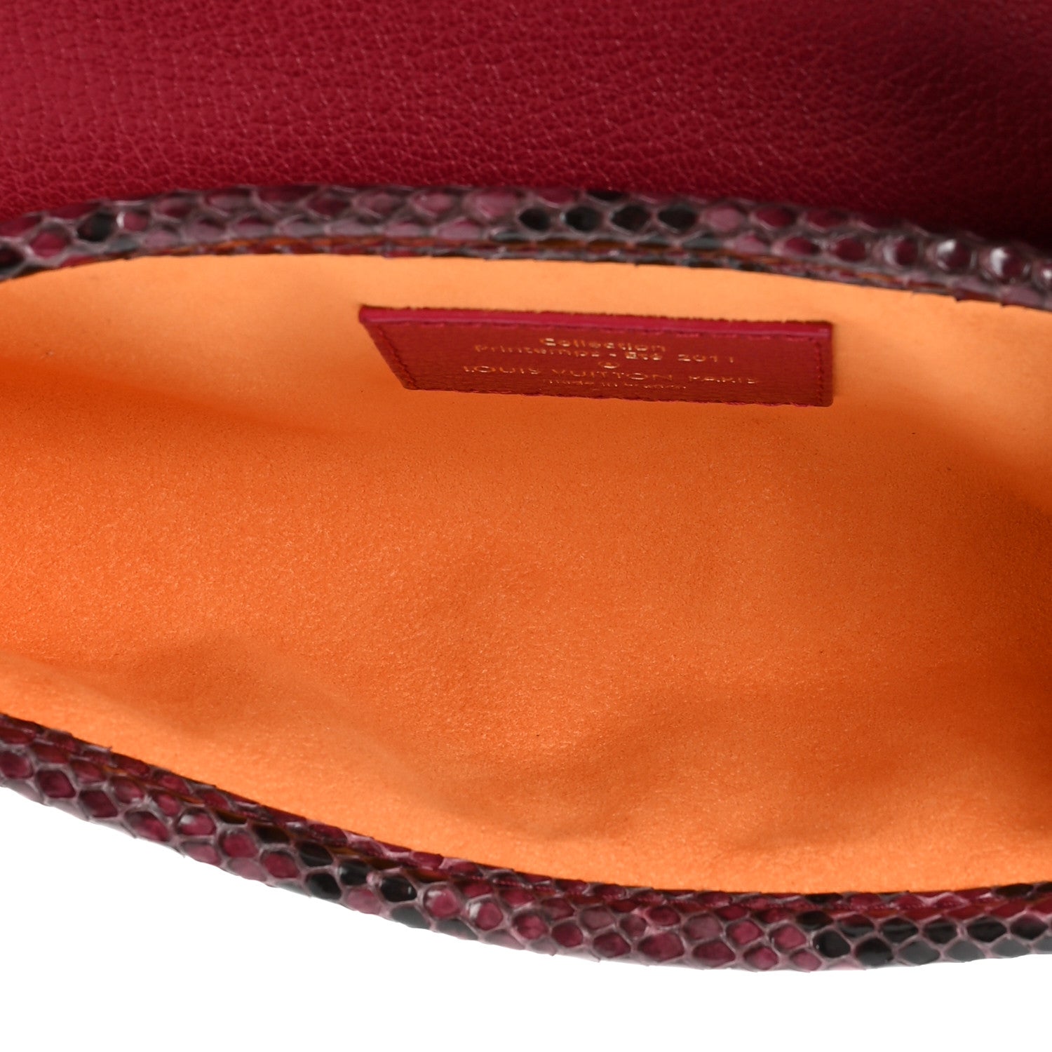 Louis Vuitton Monogram Sequins Savage Cub Clutch Rose 5 of 10