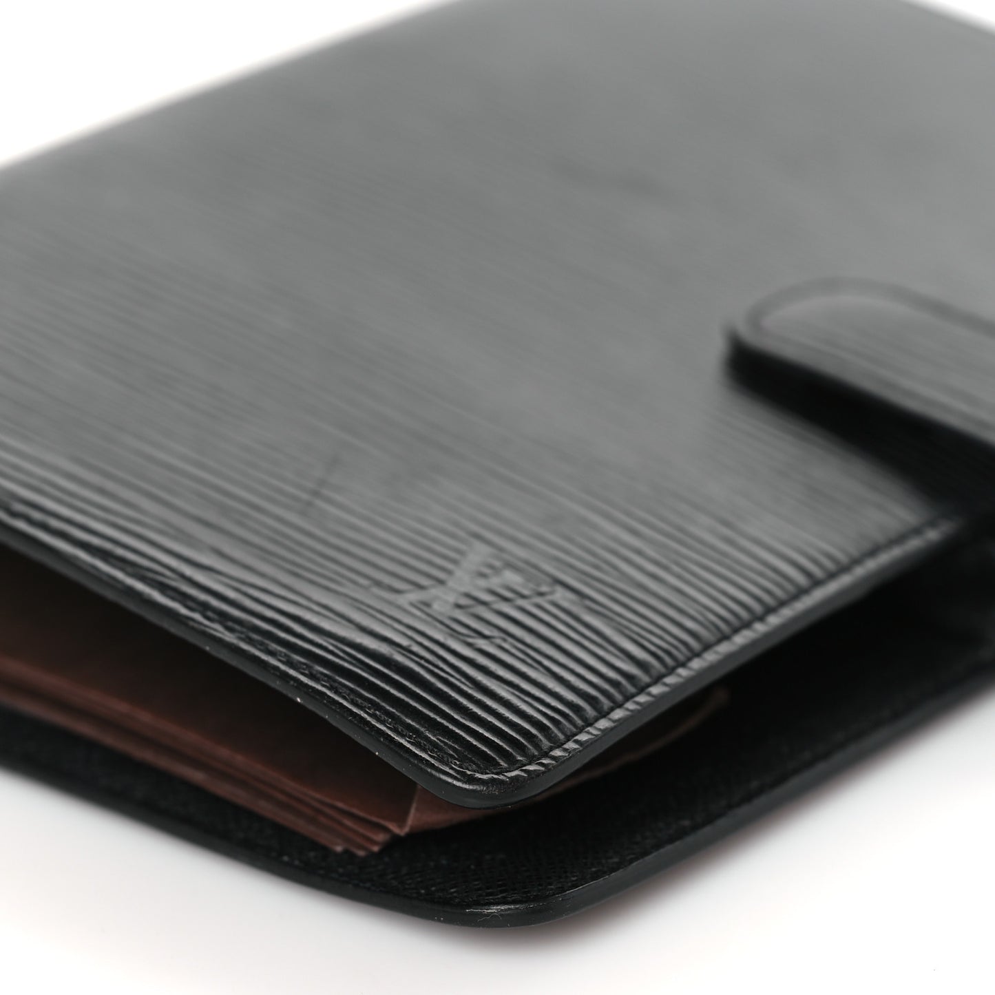 Epi Medium Ring Agenda Cover Black