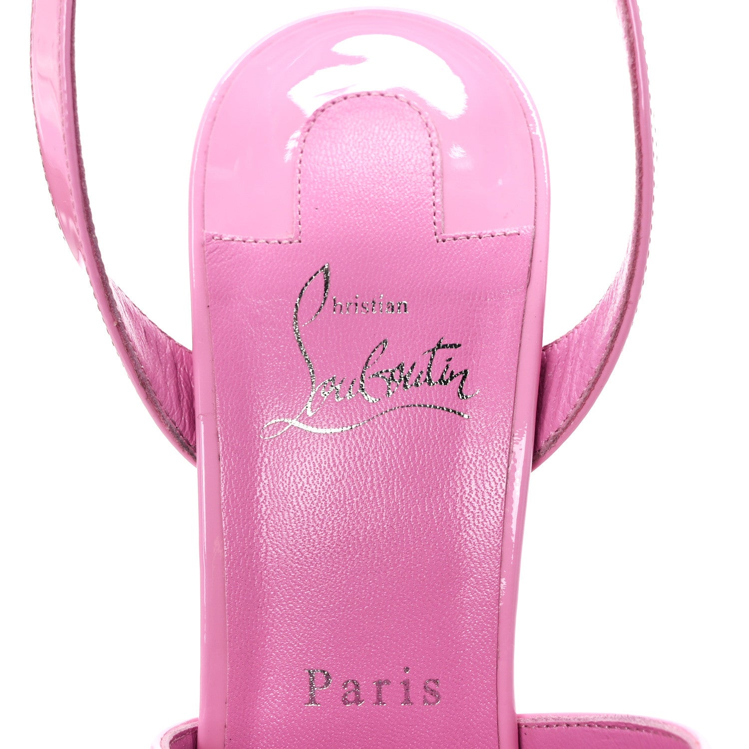 Christian Louboutin Patent Miradona 120 Sandals 41 Pink 7 of 8
