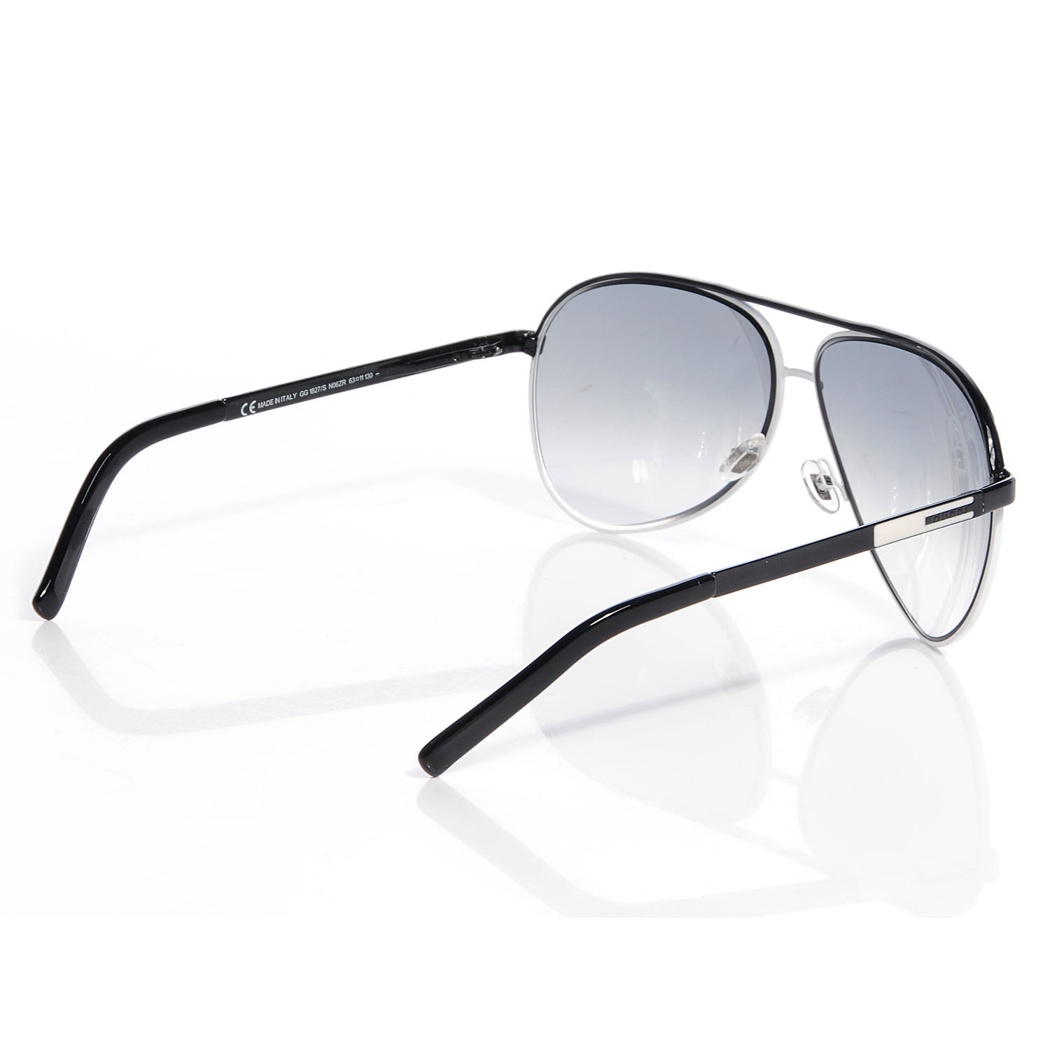 Gucci Aviator Sunglasses 1827/S Black 2 of 5